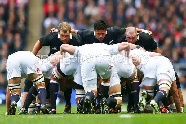 New Zealand Front row v England Twickenham 2012
