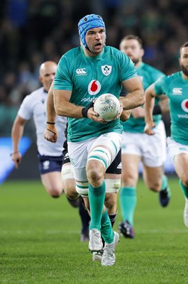 Tadhg Beirne Ireland breaks v New Zealand 2nd Test Dunedin 2022