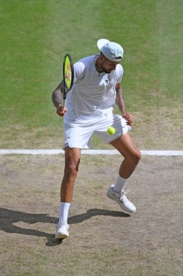 Nick Kyrgios trick shot sequence #1 v Novak Djokovic Wimbledon Final 2022