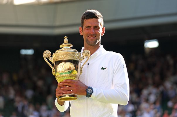 Novak Djokovic Serbia Wimbledon Tennis Champion 2022