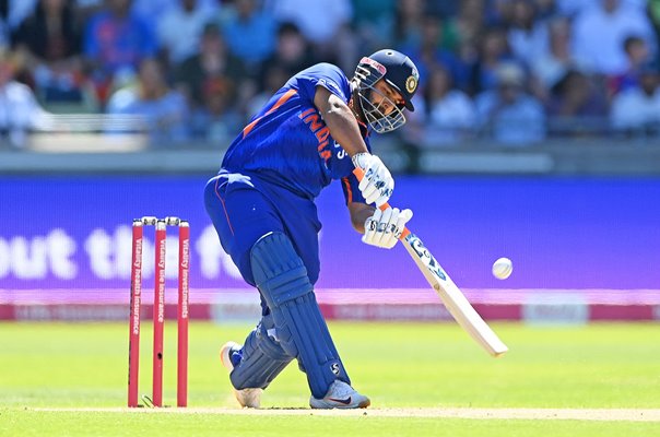 Rishabh Pant India batting v England T20 Edgbaston 2022