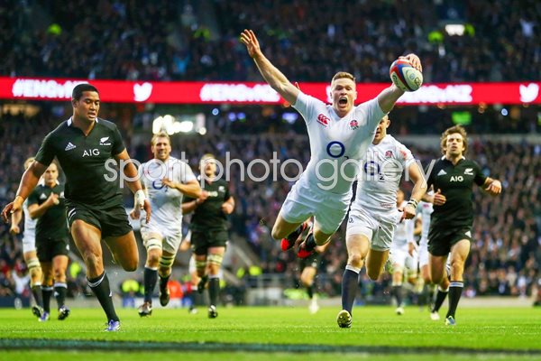 Chris Ashton Swallow Dive Try v New Zealand 2012