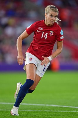 Ada Hegerberg Norway on the ball v Northern Ireland Women's EURO 2022