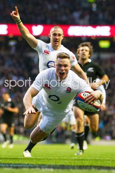 Chris Ashton Try v New Zealand Twickenham 2012