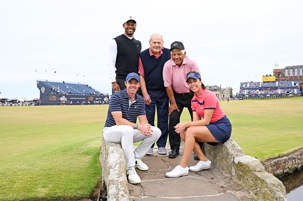 Rory McIlroy, Jack Nicklaus, Lee Trevino, Georgia Hall & Tiger Woods Open 2022