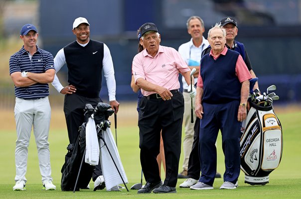 Lee Trevino, Rory McIlroy, Tiger Woods & Jack Nicklaus St Andrews 2022