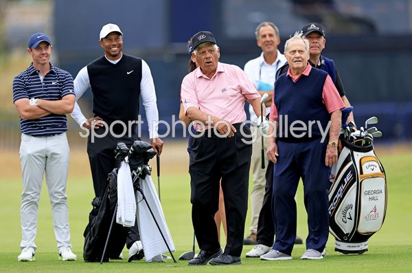 Lee Trevino, Rory McIlroy, Tiger Woods & Jack Nicklaus St Andrews 2022