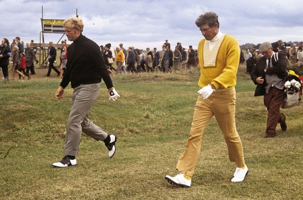 Jack Nicklaus and Doug Sanders USA Open St Andrews 1970