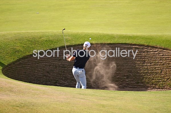 Will Zalatoris USA Road Hole bunker Open St Andrews 2022