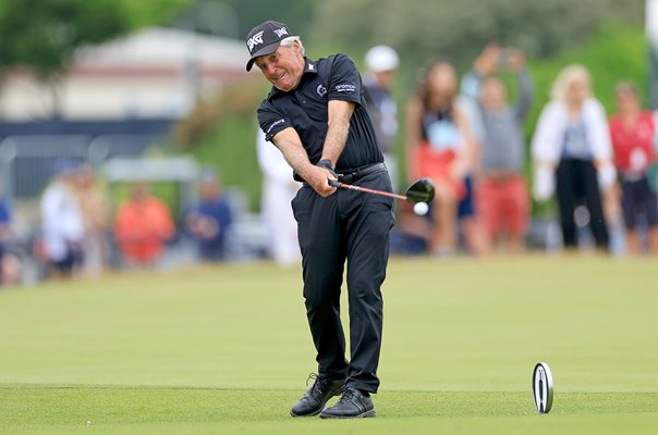 Gary Player South Africa drives Celebration of Champions Open 2022