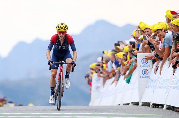 Adam Yates Great Britain finish Stage 11 Tour de France 2022