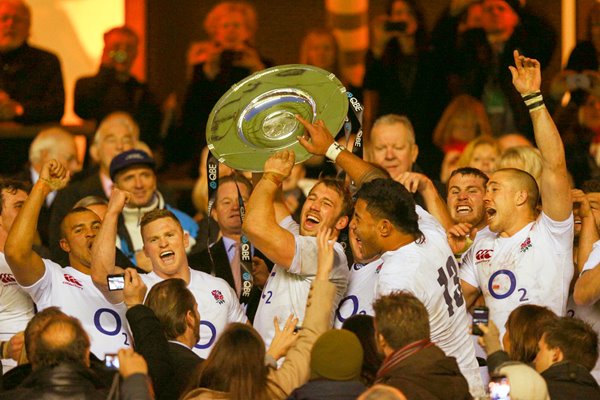 Chris Robshaw England Captain Hillary Shield 2012