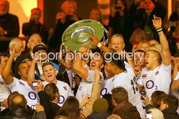 Chris Robshaw England Captain Hillary Shield 2012