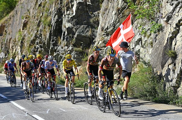 Sepp Kuss & Primoz Roglic Jumbo-Visma Stage 12 Tour 2022 