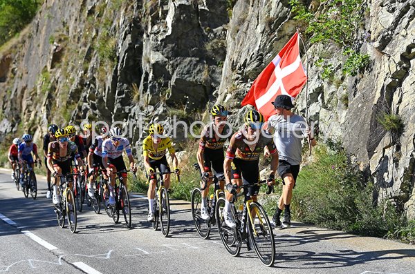 Sepp Kuss & Primoz Roglic Jumbo-Visma Stage 12 Tour 2022