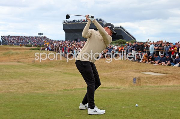 Matthew Fitzpatrick England drives 150th Open St Andrews 2022