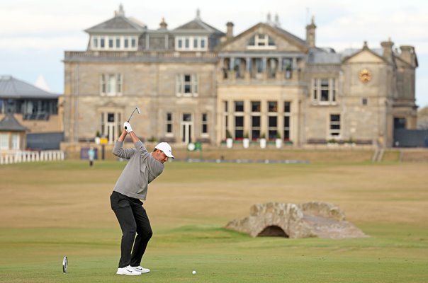 Scottie Scheffler United States 18th Tee Open St Andrews 2022