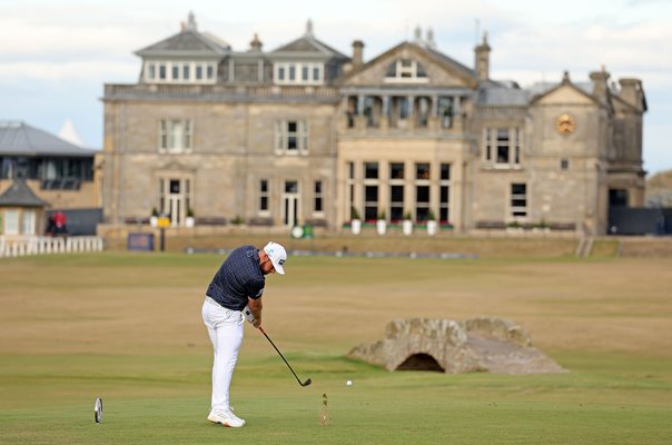 Tyrrell Hatton England 18th Tee British Open St Andrews 2022