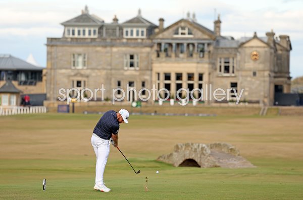 Tyrrell Hatton England 18th Tee British Open St Andrews 2022