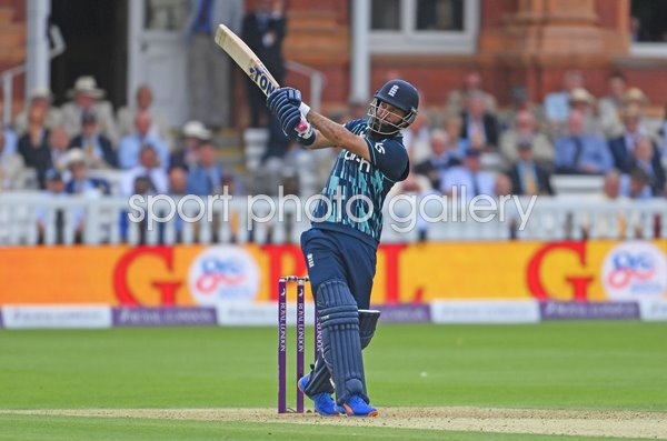 Moeen Ali England batting v India ODI Lord's 2022