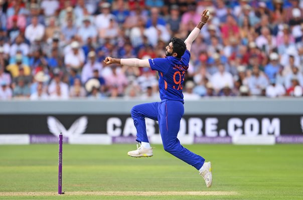 Jasprit Bumrah India bowls v England ODI Lord's London 2022