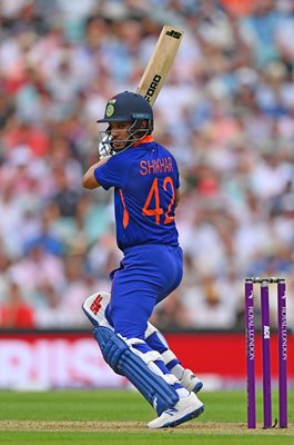 Shikhar Dhawan India v England ODI Oval London 2022