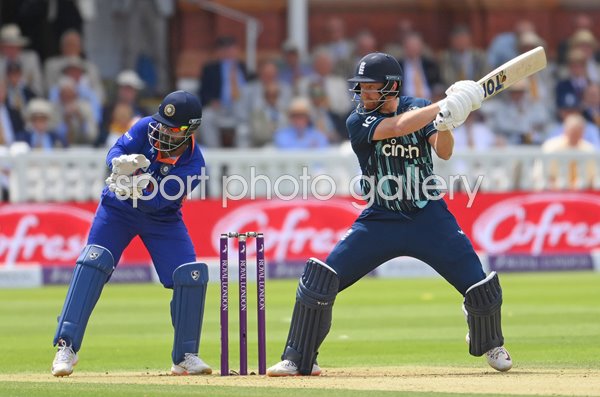 Jonny Bairstow England square cuts v India ODI Lord's 2022