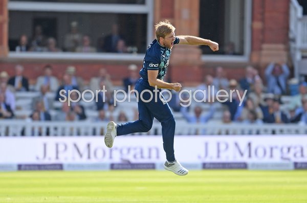 David Willey England celebrates v India ODI Lord's 2022