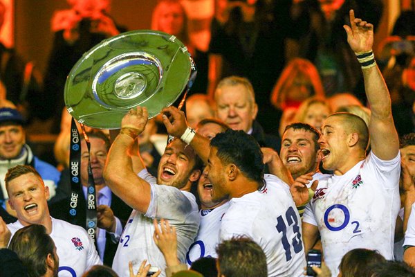 Chris Robshaw England Captain Hillary Shield 2012