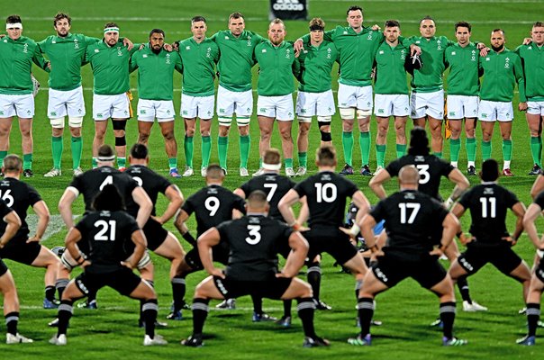 Ireland face New Zealand haka 3rd Test Wellington 2022 