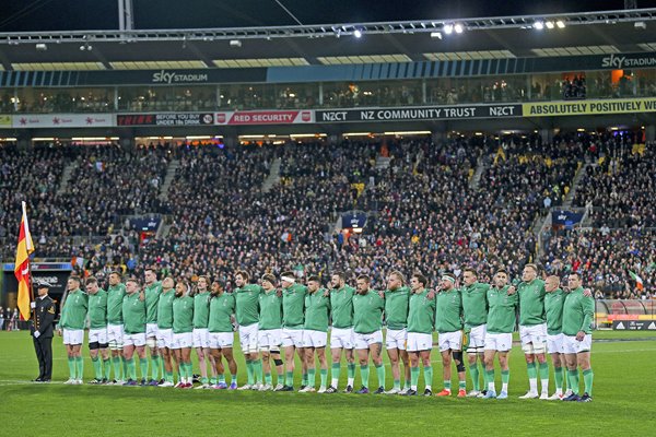 Ireland team line up v New Zealand 3rd Test Wellington 2022