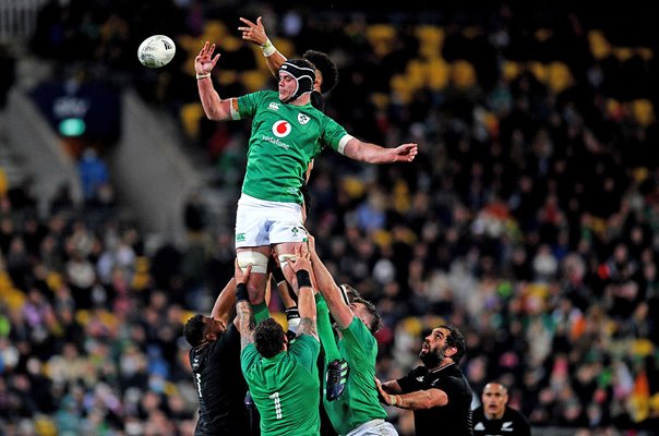 James Ryan Ireland line out win v New Zealand 3rd Test Wellington 2022 