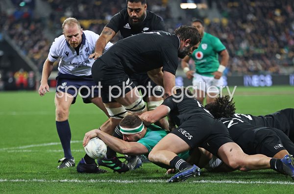 Rob Herring Ireland scores v New Zealand 3rd test Wellington 2022