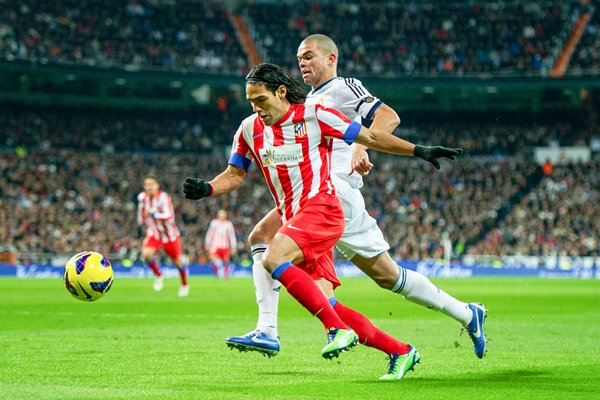 Falcao - Real Madrid CF v Club Atletico de Madrid