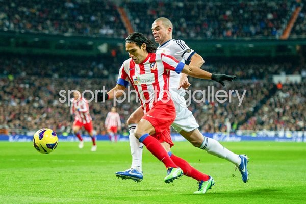 Falcao - Real Madrid CF v Club Atletico de Madrid