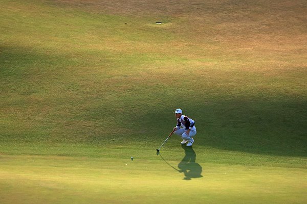 Viktor Hovland Norway Valley of Sin 18th green St Andrews Open 2022