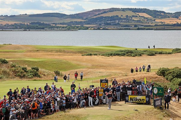 Cameron Smith Australia drives 14th hole Old Course St Andrews Open 2022