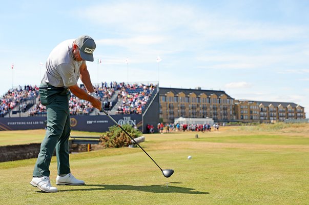 Lee Westwood England drives Round 3 Open St Andrews 2022