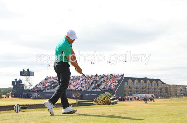 Scottie Scheffler USA drives Round 3 Open St Andrews 2022