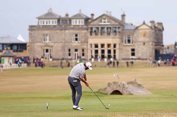 Cameron Young United States 18th hole Round 3 Open St Andrews 2022
