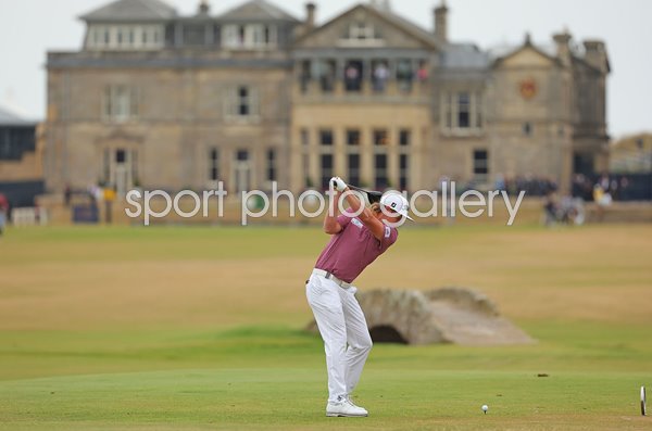 Cameron Smith Australia tee shot 18th Final Round Open 2022