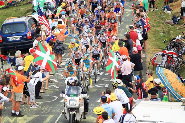 Classic Tour Mountain scene - Col du Tourmalet