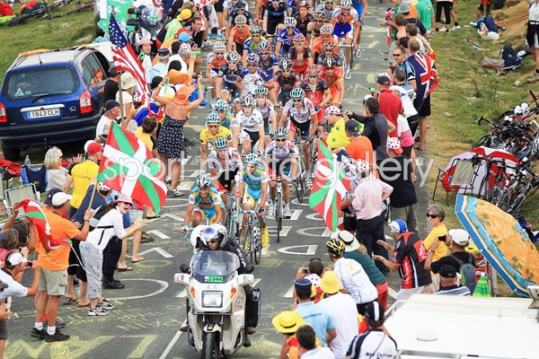 Classic Tour Mountain scene - Col du Tourmalet