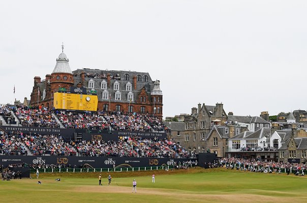 Wide view as Cameron Smith Australia wins Open 18th St Andrews 2022