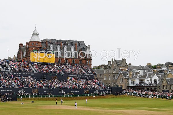 Wide view as Cameron Smith Australia wins Open 18th St Andrews 2022