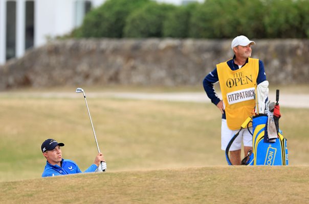 Matthew Fitzpatrick England & caddie Billy Foster Open St Andrews 2022