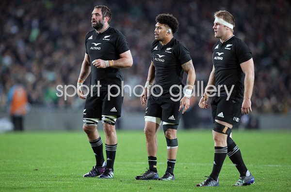 Samuel Whitelock, Ardie Savea & Sam Cane New Zealand v Ireland 2022 
