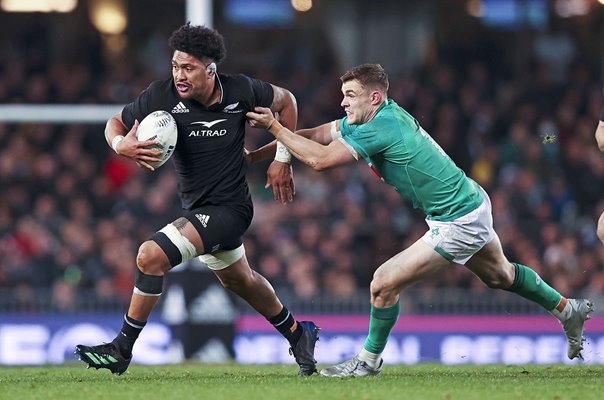 Ardie Savea New Zealand v Garry Ringrose Ireland Auckland 2022