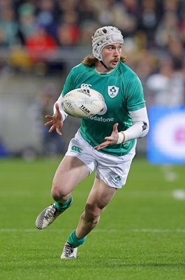 Mack Hansen Ireland v New Zealand 3rd Test Wellington 2022 