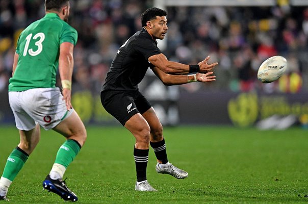 Richie Mo'unga New Zealand v Ireland Wellington 2022  